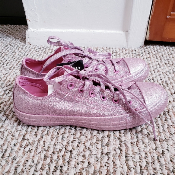 Converse Shoes - Converse Pink Glitter Sneaker